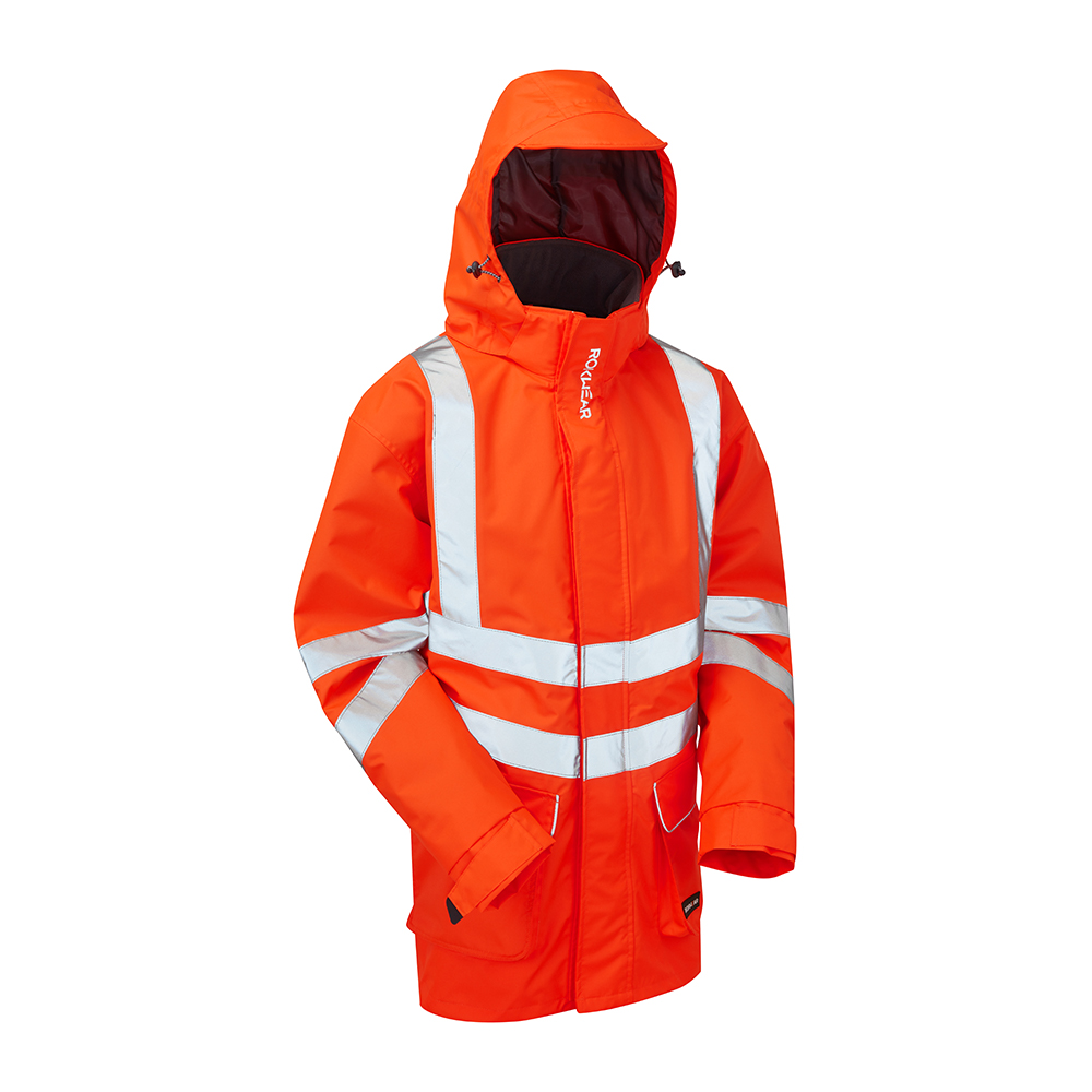 Milford Waterproof & Breathable Stormcoat - Orange | Rokwear